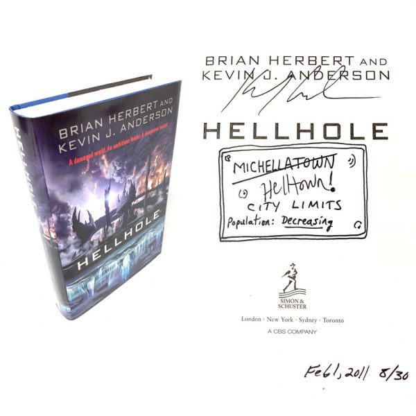 hellhole signed first edition book