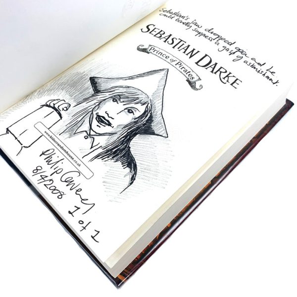 Sebastian Darke Trilogy : Prince of Fools, Prince of Pirates, Prince of Explorer's By Philip Caveney Signed & Author Illustrations