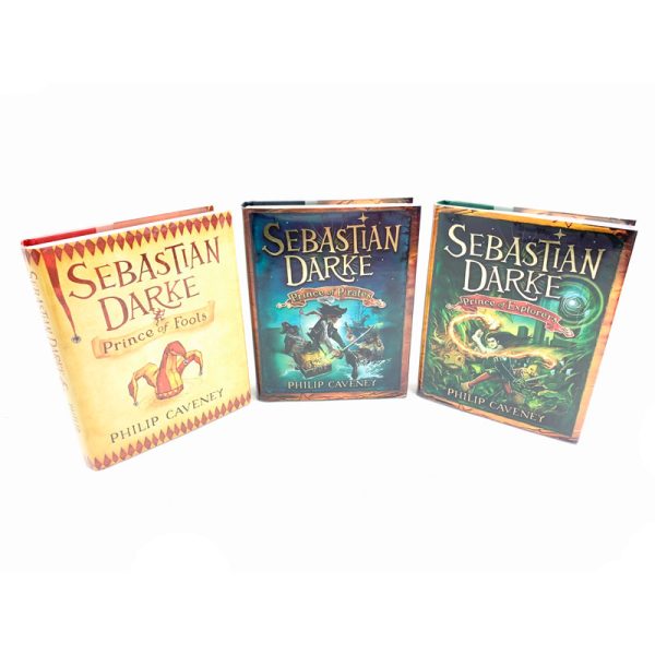 Sebastian Darke Trilogy : Prince of Fools, Prince of Pirates, Prince of Explorer's By Philip Caveney Signed & Author Illustrations