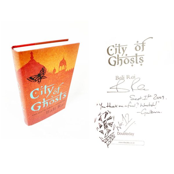 City of Ghosts By Bali Rai Doodled & Signed First Edition First Printing Book (12)