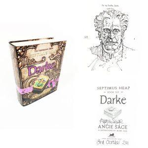 Darke (Septimus Heap Book 6) By Angie Sage Double Signed and Rare Illustration By Mark Zug