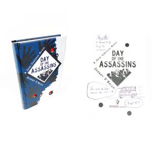 Day of the Assassins (A Jack Christie Novel) By Johnny O'Brien Signed & Doodled First Edition First Printing