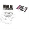Dial M for Merthyr By Rachel Trezise Doodled Signed First Edition Book (DYLAN THOMAS WINNER)