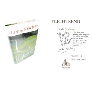 Flightsend By Linda Newbery Signed Doodled First Edition Book