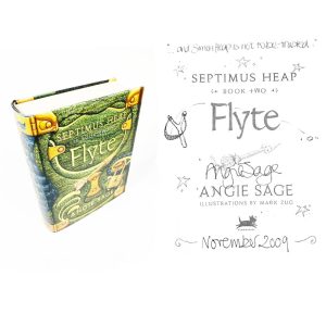 Flyte (Septimus Heap Book 2) By Angie Sage Signed & Author Illustration First Edition First Printing