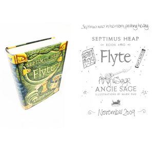 Flyte (Septimus Heap Book 2) By Angie Sage Signed & Author Illustration First Edition First  Printing