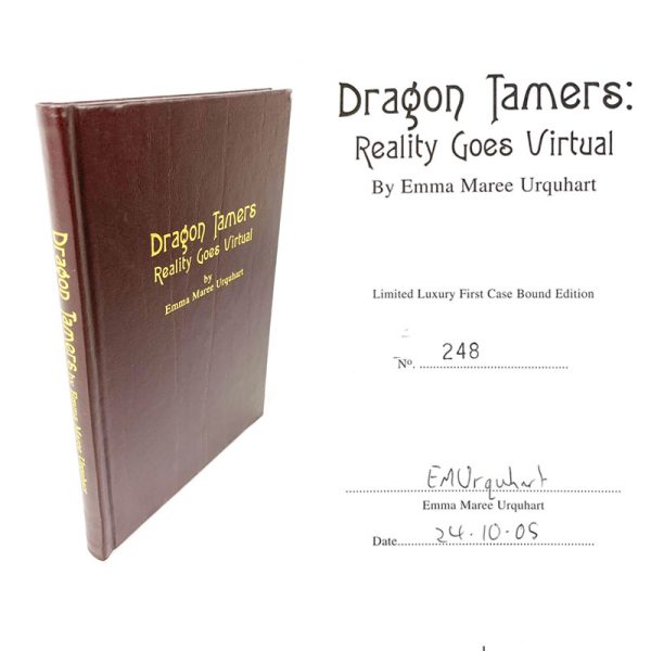 Dragon Tamers 18 Carat Gold Luxury Leatherbound Edition By Emma Maree Urquhart (248)