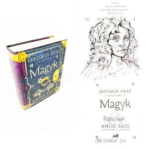 Magyk (Septimus Heap Book 1)  By Angie Sage Double Signed First Edition First Printing & Illustration By Mark Zug