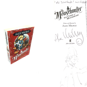 The Curse of Mousebeard By Alex Milway Signed Doodled First Edition Book