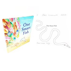 One Smart Fish By Chris Wormell Signed and Illustrated First Edition First Printing