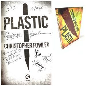 Plastic By Christopher Fowler Signed Doodled First Edition Book