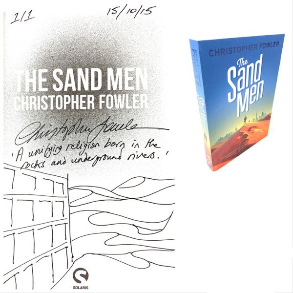 The Sand Men By Christopher Fowler  Doodled Signed First Edition Book