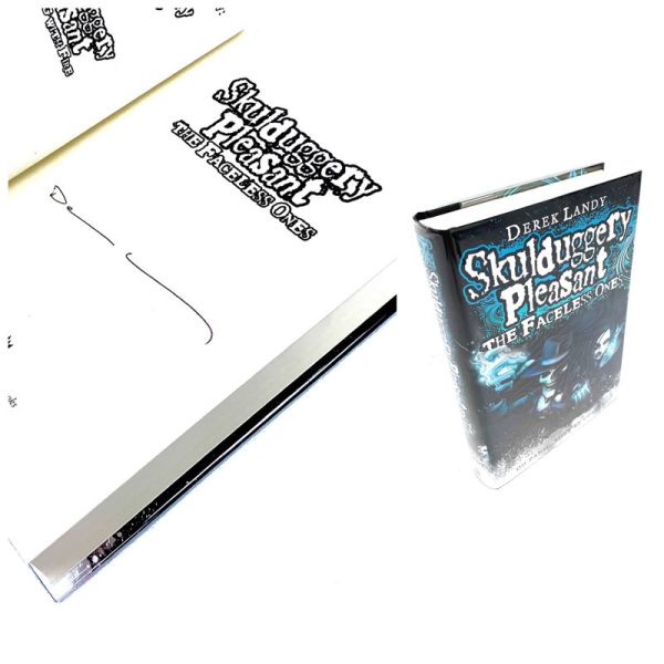 Skulduggery Pleasant (Book 3) The Faceless Ones By Derek Landy Signed First Edition First Printing Book