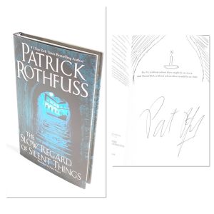 The Slow Regard of Silent Things By Patrick Rothfuss Signed and Doodled First  Edition First Printing