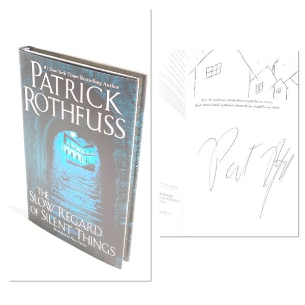 The Slow Regard of Silent Things By Patrick Rothfuss Signed and  Doodled First Edition First Printing