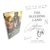 The Bleeding Land By Giles Kristian Doodled Rare First Edition Signed Book (HELMET) 4/5