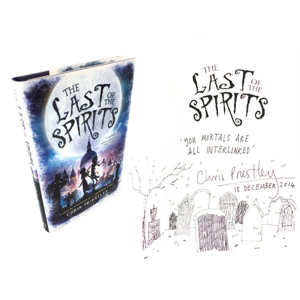 the-last-of-the-spirits-3 The Last of the Spirits By Chris Priestley Signed & Author Illustration First Edition First Printing Book (1 of 1)