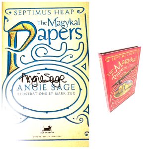 The Magykal Papers By Angie Sage Signed Rare First Edition