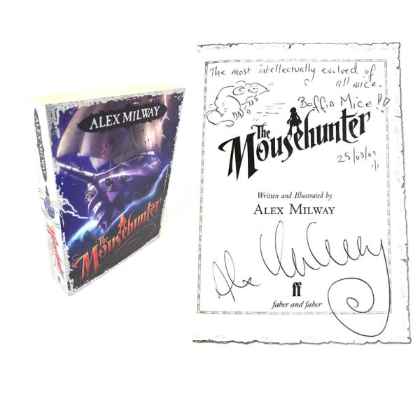 The Mousehunter By Alex Milway Signed Doodled First Edition Book