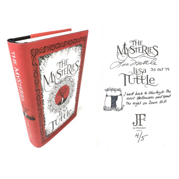 The Mysteries By Lisa Tuttle Signed Doodled Rare First Edition Book