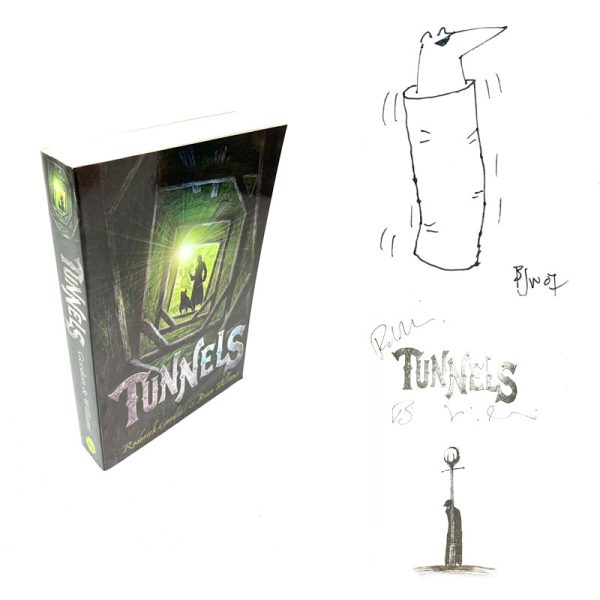 Tunnels By Roderick Gordon & Brian Williams Signed & Illustrated First Edition First Printing  Book