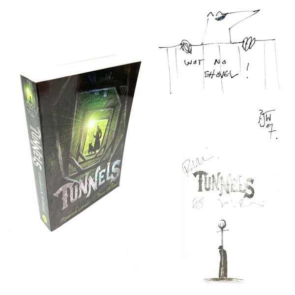 Tunnels By Roderick Gordon & Brian Williams Signed & Illustrated First  Edition First Printing Book