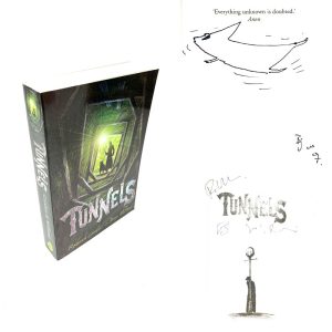 Tunnels By Roderick Gordon & Brian Williams Signed & Illustrated  First Edition First Printing Book