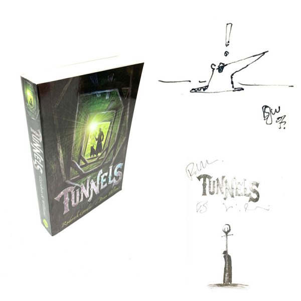 Tunnels By Roderick Gordon & Brian Williams Signed  & Illustrated First Edition First Printing Book