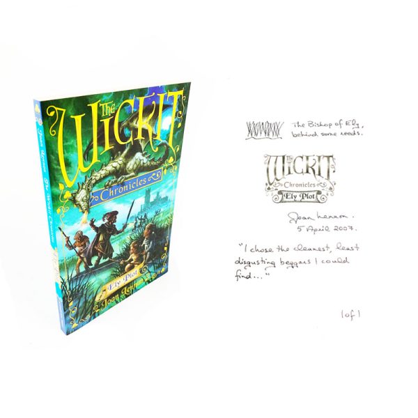 Ely Plot (Wicket Chronicles Book 1) By Joan Lennon Signed and  Doodled First Edition Book