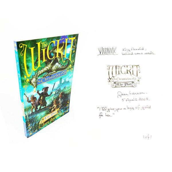 Ely Plot (Wicket Chronicles Book 1) By Joan Lennon  Signed and Doodled First Edition Book