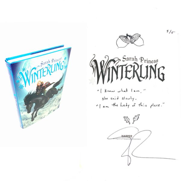 Winterling By Sarah Prineas Ultra Rare Signed and Doodled First Edition First Printing 5/5