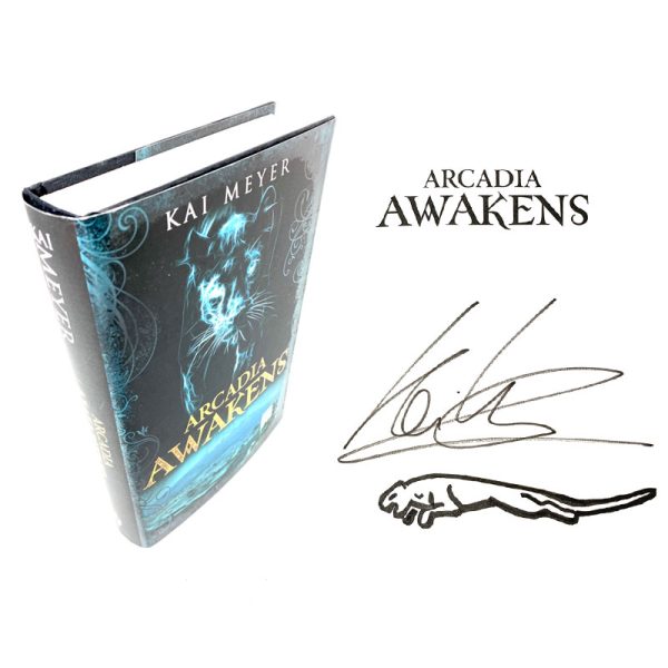 Arcadia Awakens By Kai Meyer Rare Doodled Signed First Edition Book