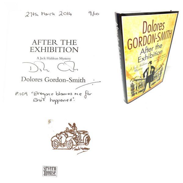 After the Exhibition By Dolores Gordon-Smith Rare Signed & Stamped First Edition Book