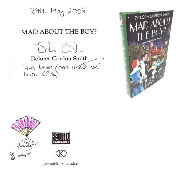 Mad About the Boy By Dolores Gordon-Smith Doodled Signed & Numbered Rare First Edition Book
