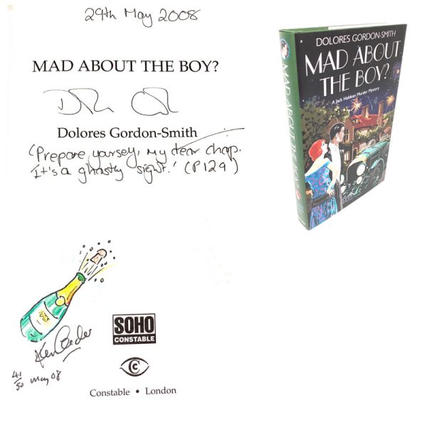 Mad About the Boy By Dolores Gordon-Smith Numbered Doodled & Signed Rare First Edition Book