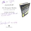 Hercule Poirot - The Monogram Murders By Sophie Hannah (Agatha Christie) Signed Doodled First Edition (4/5)